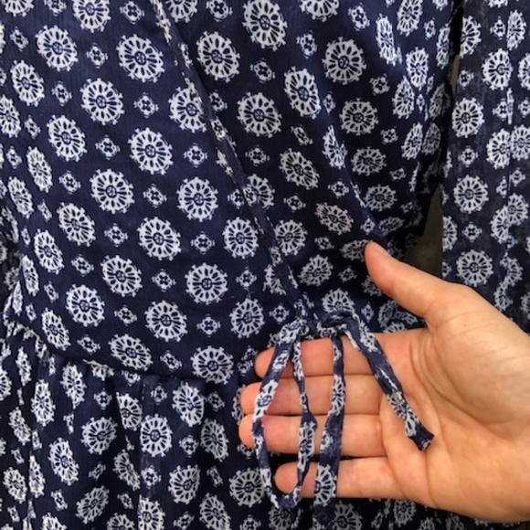 Band Of  Gypsies Blue Romper Sz M - Picture 6 of 11